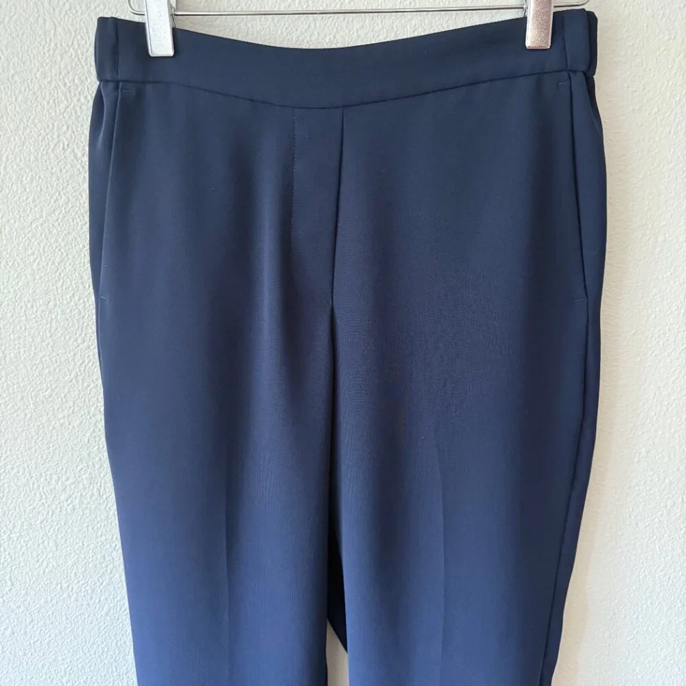 J. Crew Navy Blue Drapey Pull On‎ Pant Size 2